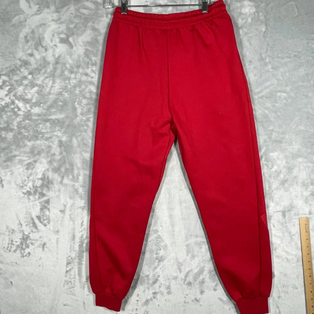 Adidas NC State Wolfpack ZNE Red Joggers Mens Small KE5752 Sample Sweatpants